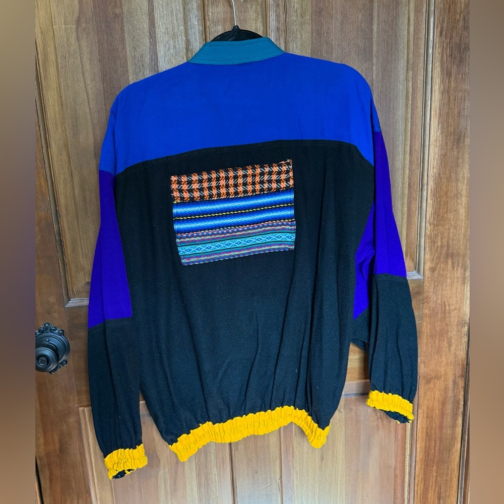 Guatemalen Ecuadorian South American Jacket Sweater‎ like New Boho Baja - Picture 2 of 10